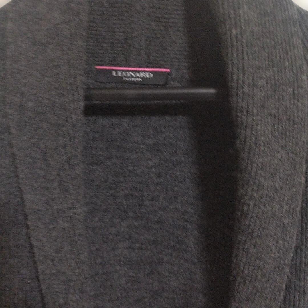 Leonard　レオナールカシミア混 　　　　　ロングカーディガン