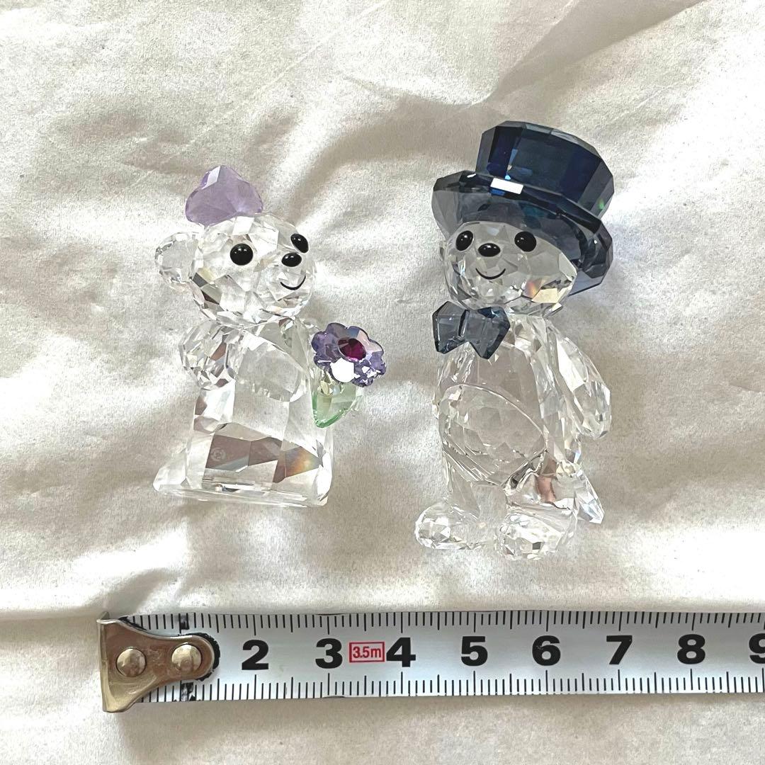 新品・未使用　SWAROVSKI スワロフスキー　クリスベア　2点セット