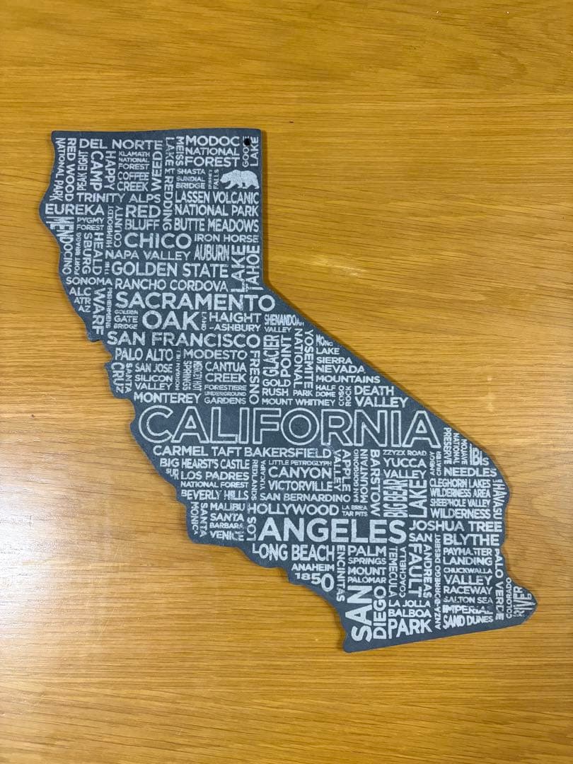カリフォルニア州形状の石製まな板