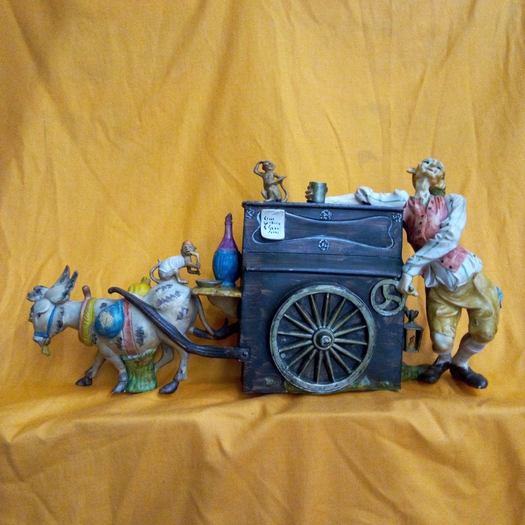 巨大な骨董馬車引きオルゴール珍品‼️