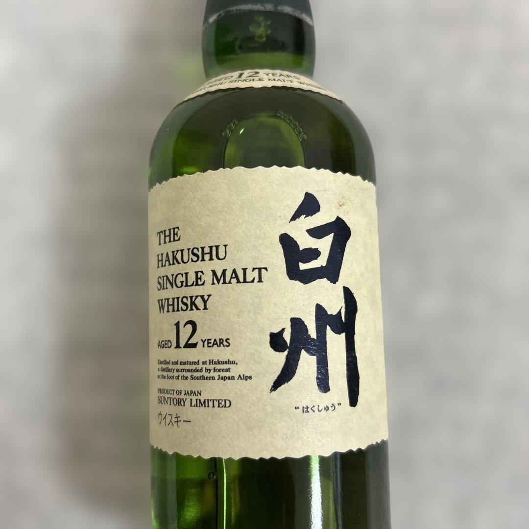 サントリー シングルモルト ウイスキー 白州 12年 180ml