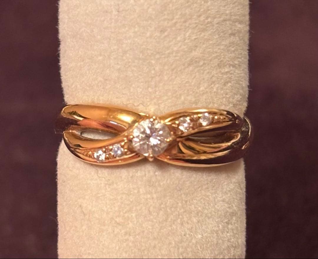 ヴァンドーム青山 イエローゴールド ダイヤモンド リング・指輪