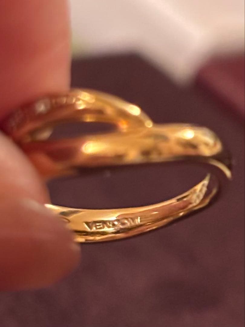 ヴァンドーム青山 イエローゴールド ダイヤモンド リング・指輪