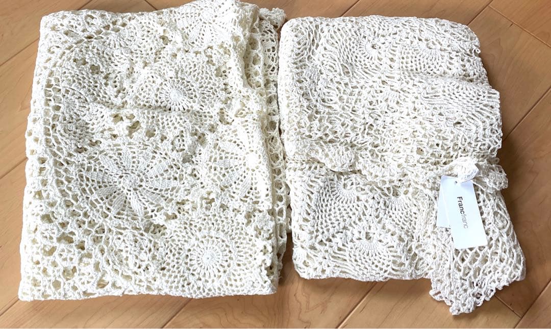 Francfranc 新品・未使用・タグ付き　ベッドカバー　ソファカバー　2枚組