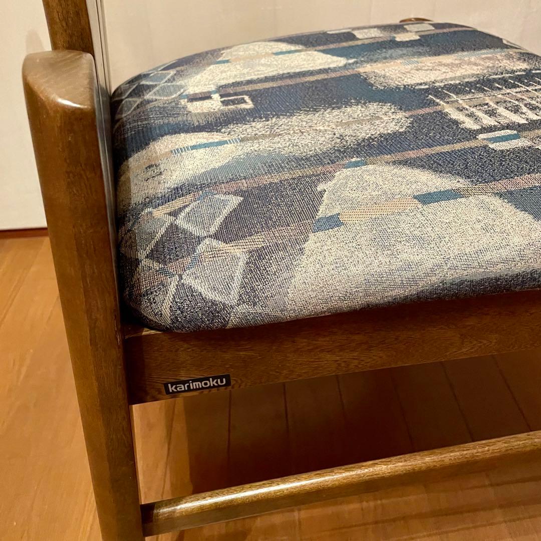 【karimoku】食堂椅子CT6255TP(2001年生産)No.1