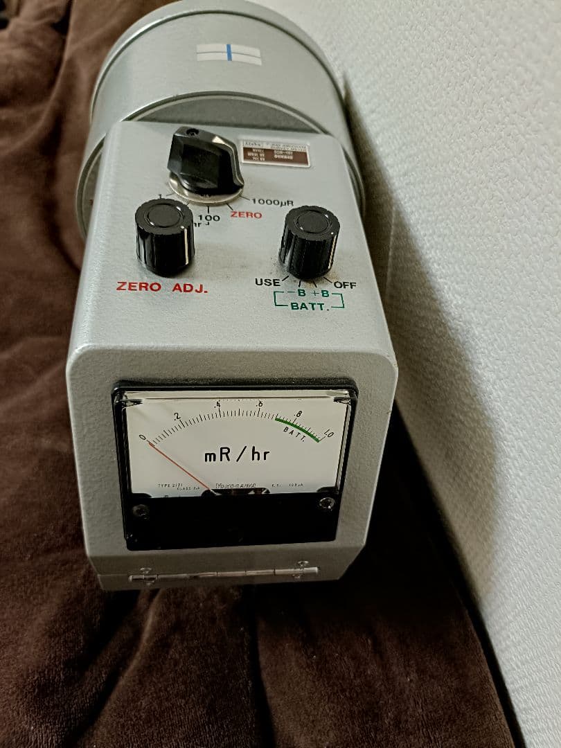 電離箱式 サーベイメータ ics-151 放射線測定器