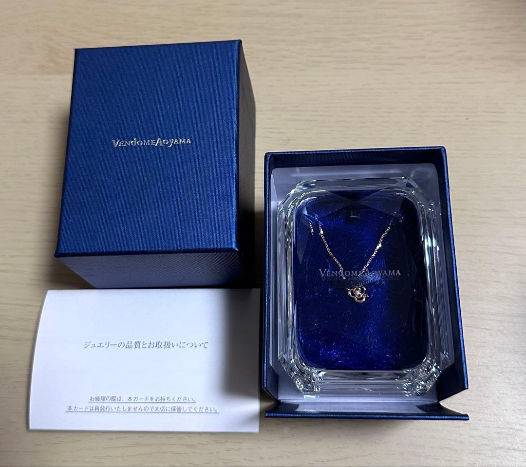 未使用 Vendome Aoyama ダイヤブレスレット ガラスケース 保証書付