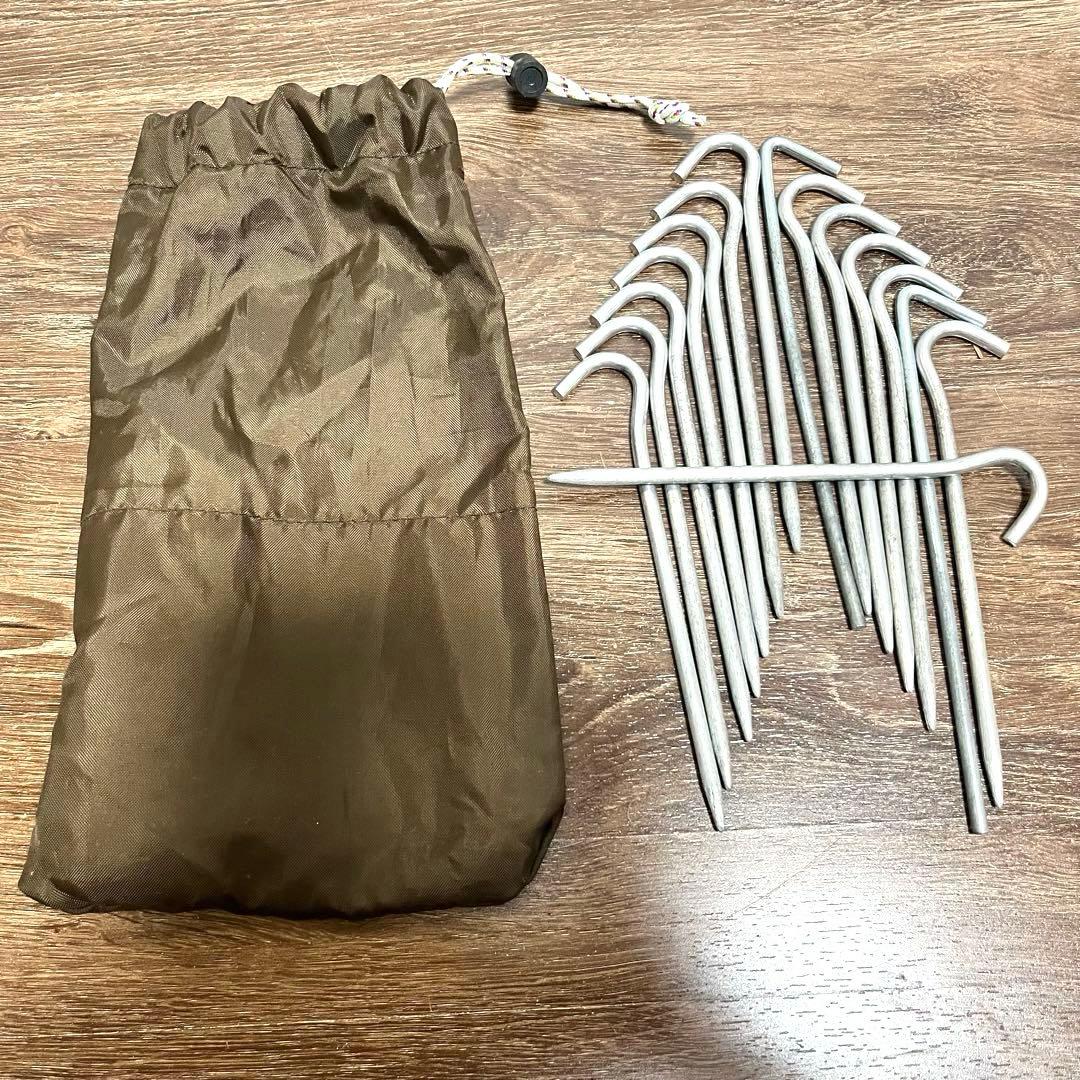 【セット】スノーピーク アメニティドームM アップライトポール フロアシート付き