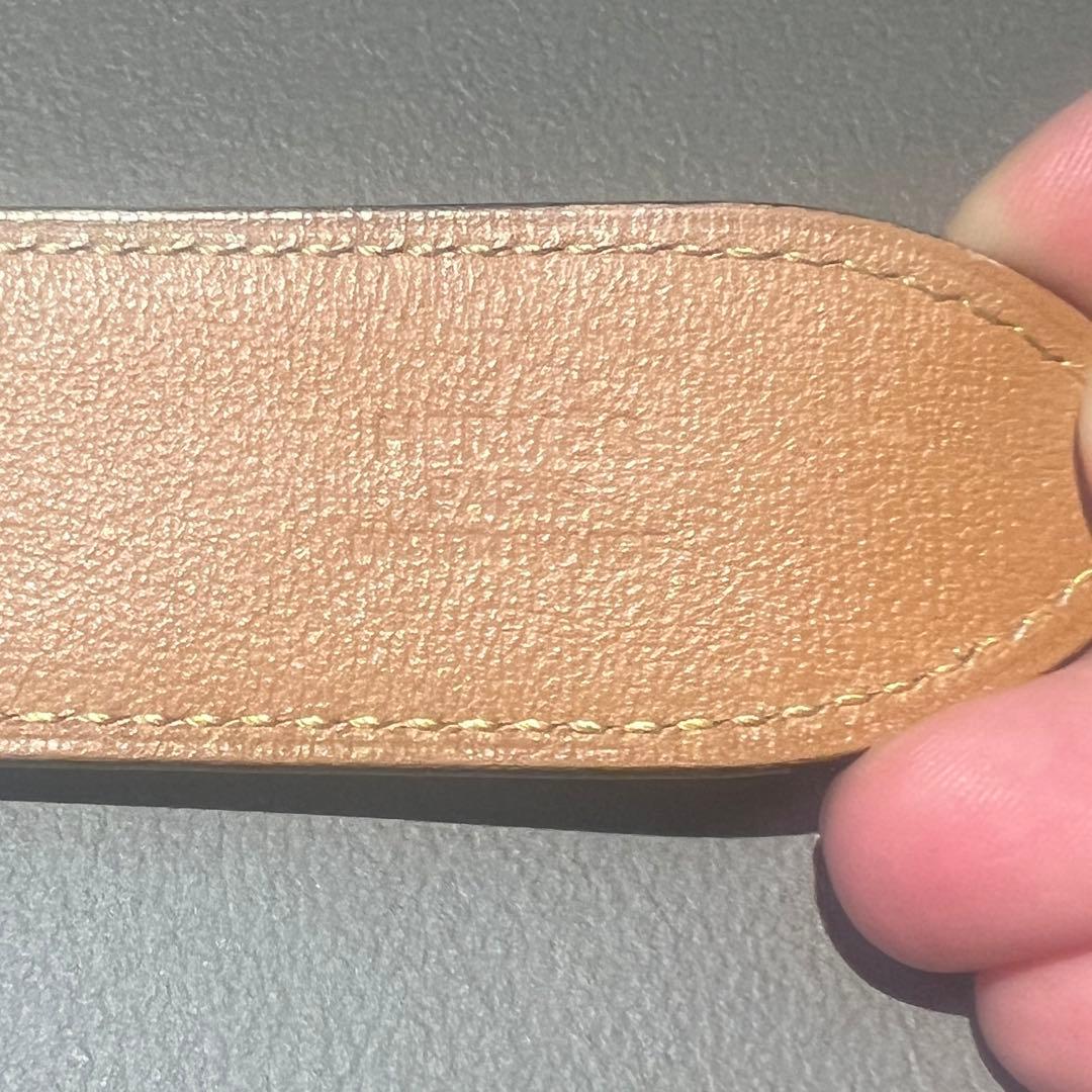 HERMES エルメス レザー エトリヴィエール ベルト C サイズ:90