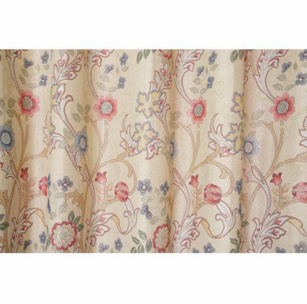 【横113cm×丈213cm 2枚組】びっくりカーテン レースカーテン込