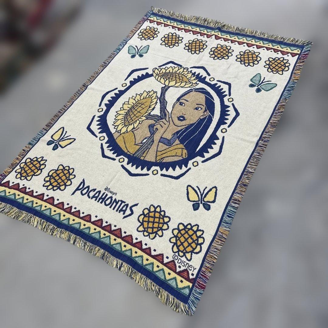 ディズニー　ポカホンタス　マルチカバー　ソファーカバー　ラグ　180x121