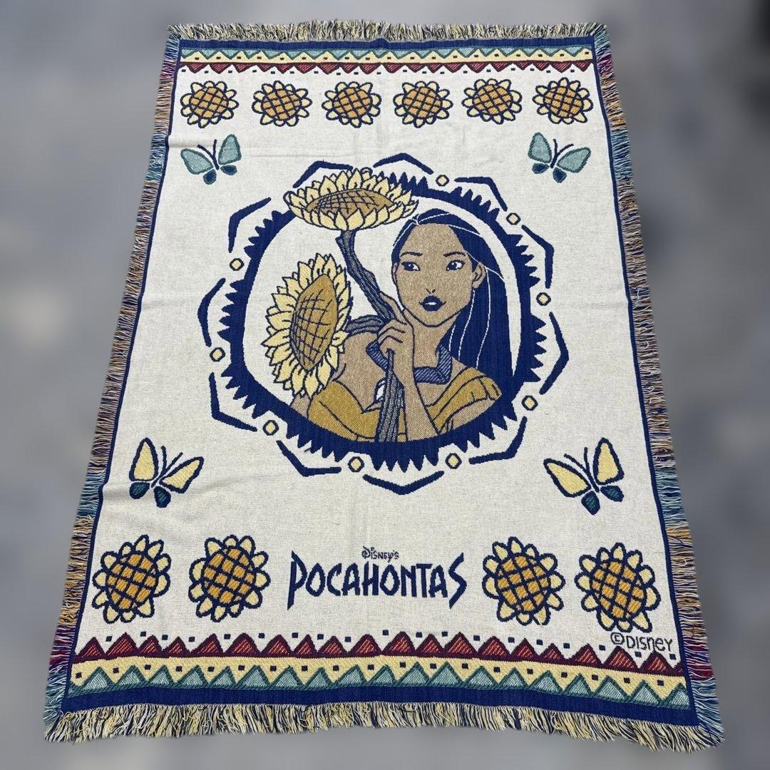 ディズニー　ポカホンタス　マルチカバー　ソファーカバー　ラグ　180x121