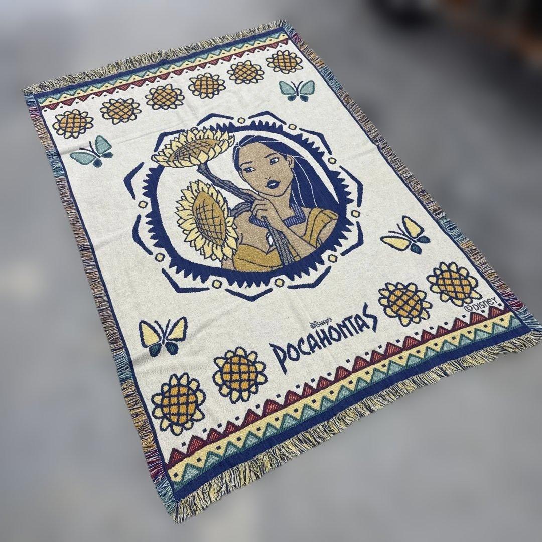 ディズニー　ポカホンタス　マルチカバー　ソファーカバー　ラグ　180x121