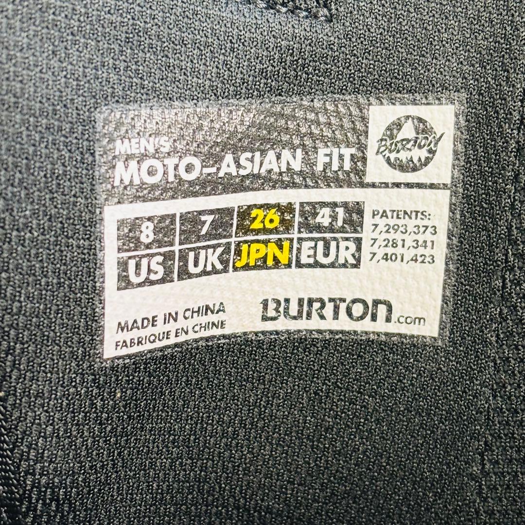 1660【美品 希少カラー】バートン スノボブーツ MOTO アジアンフィット