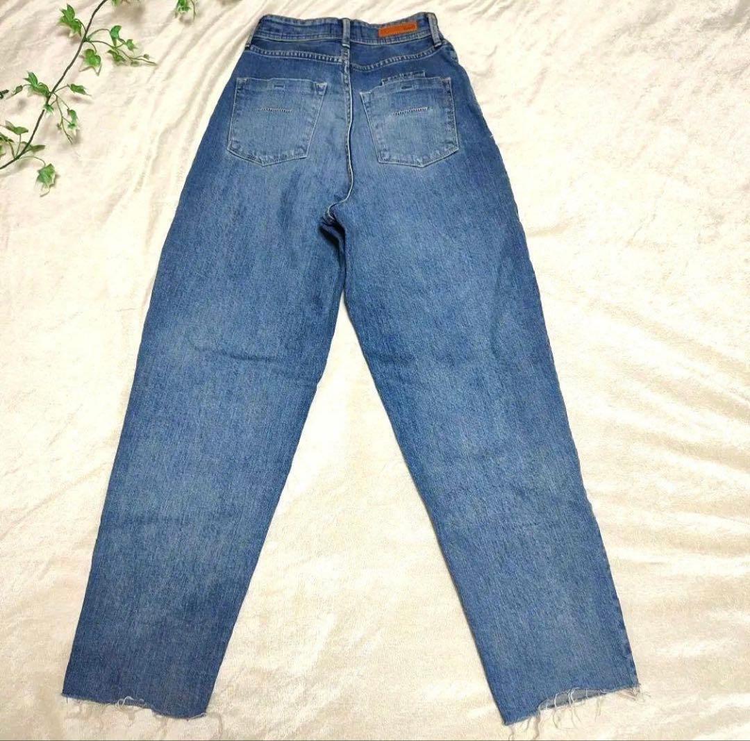 美品【YANUK×anuans】Curvy denim サイズ22デニムジーンズ