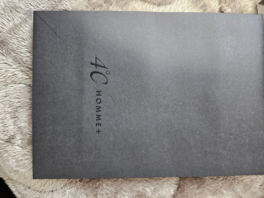 4℃ HOMME+ クロスネックレス シルバー　❗❗年末年始セール❗1/2まで
