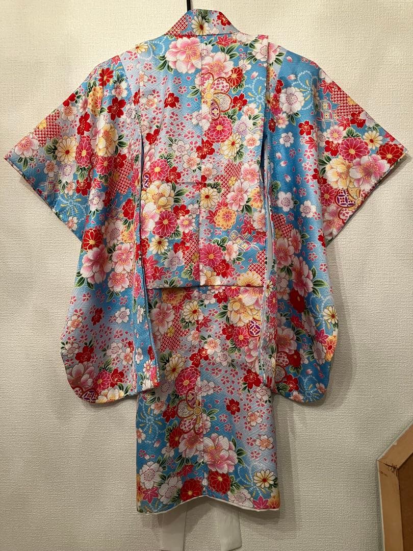 ３歳　七五三用着物と被布　6点セット　画像追加しました。