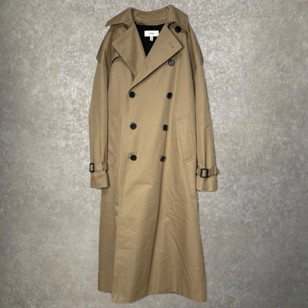 【極美品】HYKE　ハイク　BIGFIT　ビッグ　トレンチコート　ライナー付