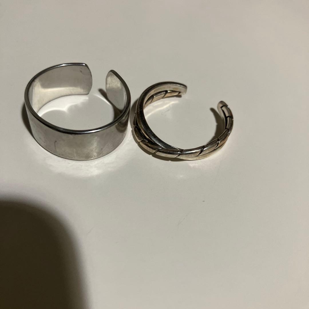 シルバーリング 2点セット フリーサイズ