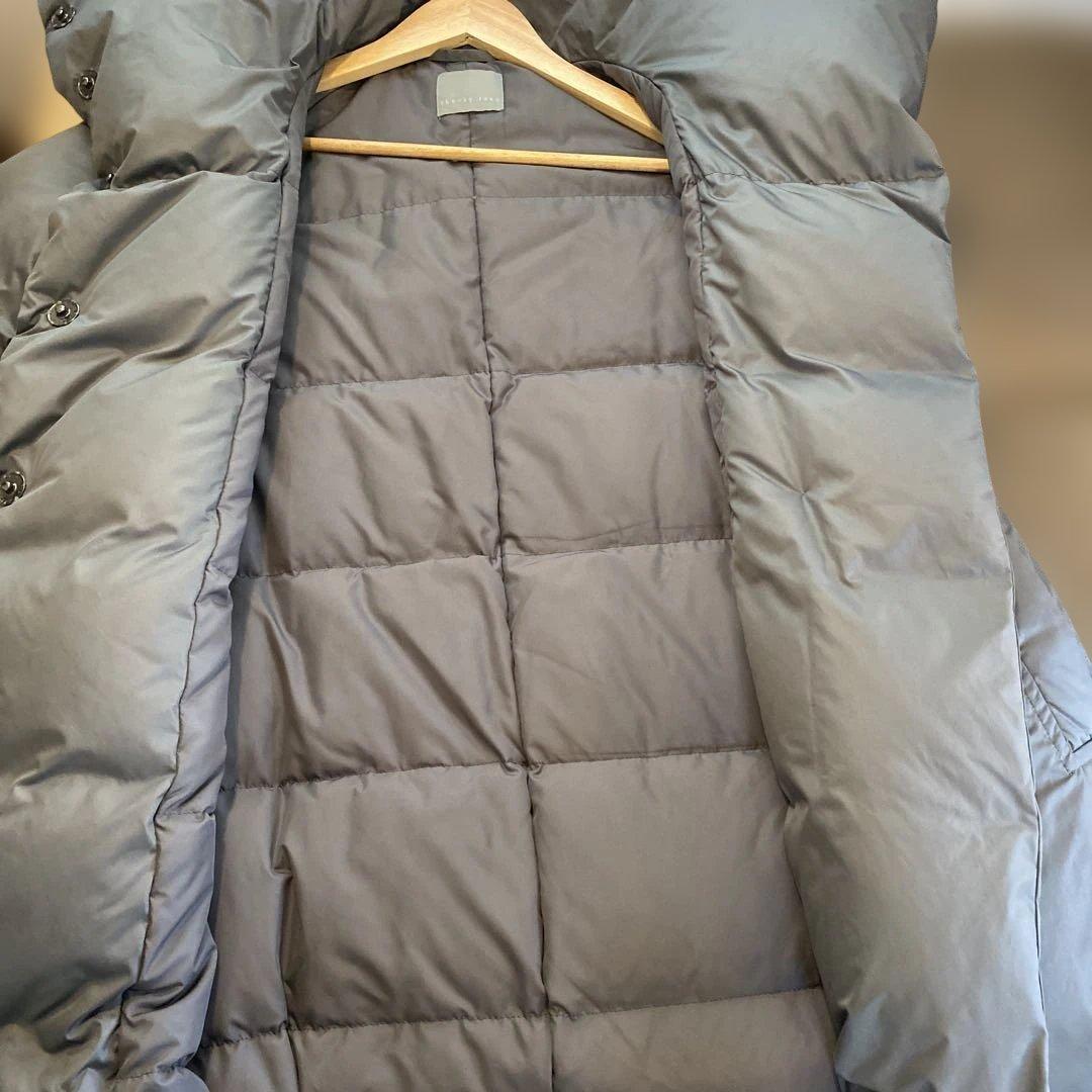 theory luxe グレー ダウンジャケット　美品　軽くて暖かい　Lサイズ