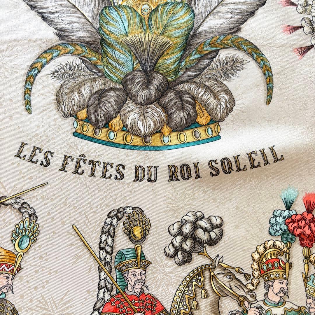 HERMES エルメス スカーフ カレ90 王の祝祭 美品 LES FÊTES