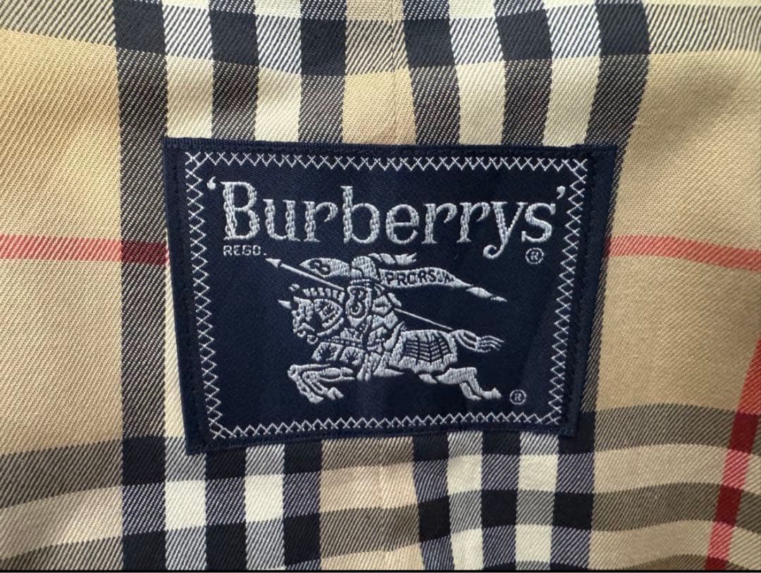 バーバリー　トレンチコート　175 モスグリーン　ビンテージ美品