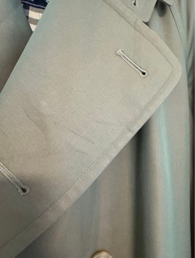 バーバリー　トレンチコート　175 モスグリーン　ビンテージ美品