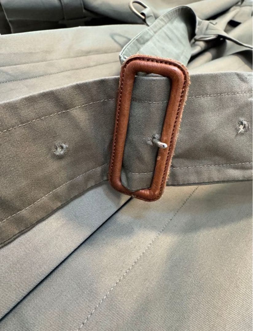 バーバリー　トレンチコート　175 モスグリーン　ビンテージ美品