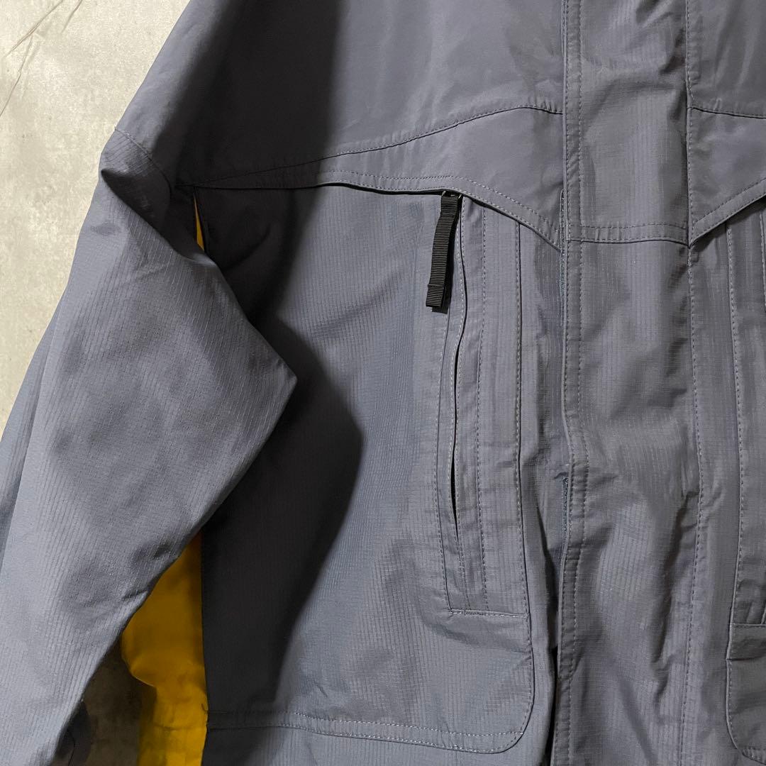 Burtonバートンスキーウェアスノーボードジャケットパーカー紺ネイビー黄色希少