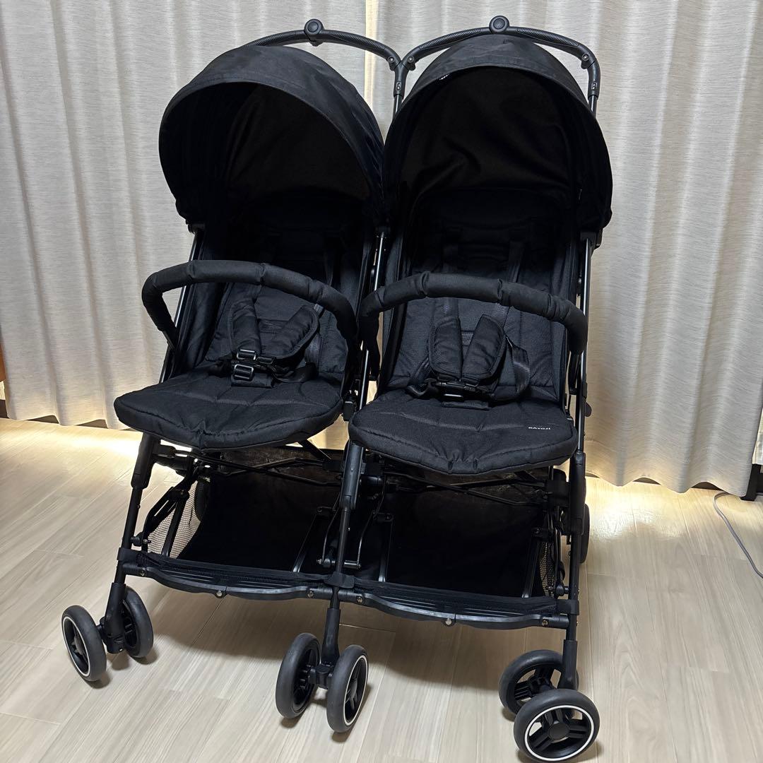 KATOJI 二人乗りコンパクトベビーカー　yokoyoko