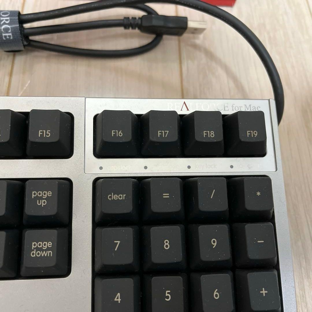 リアルフォース REALFORCE for Mac R2-JPVM-BK 変荷重