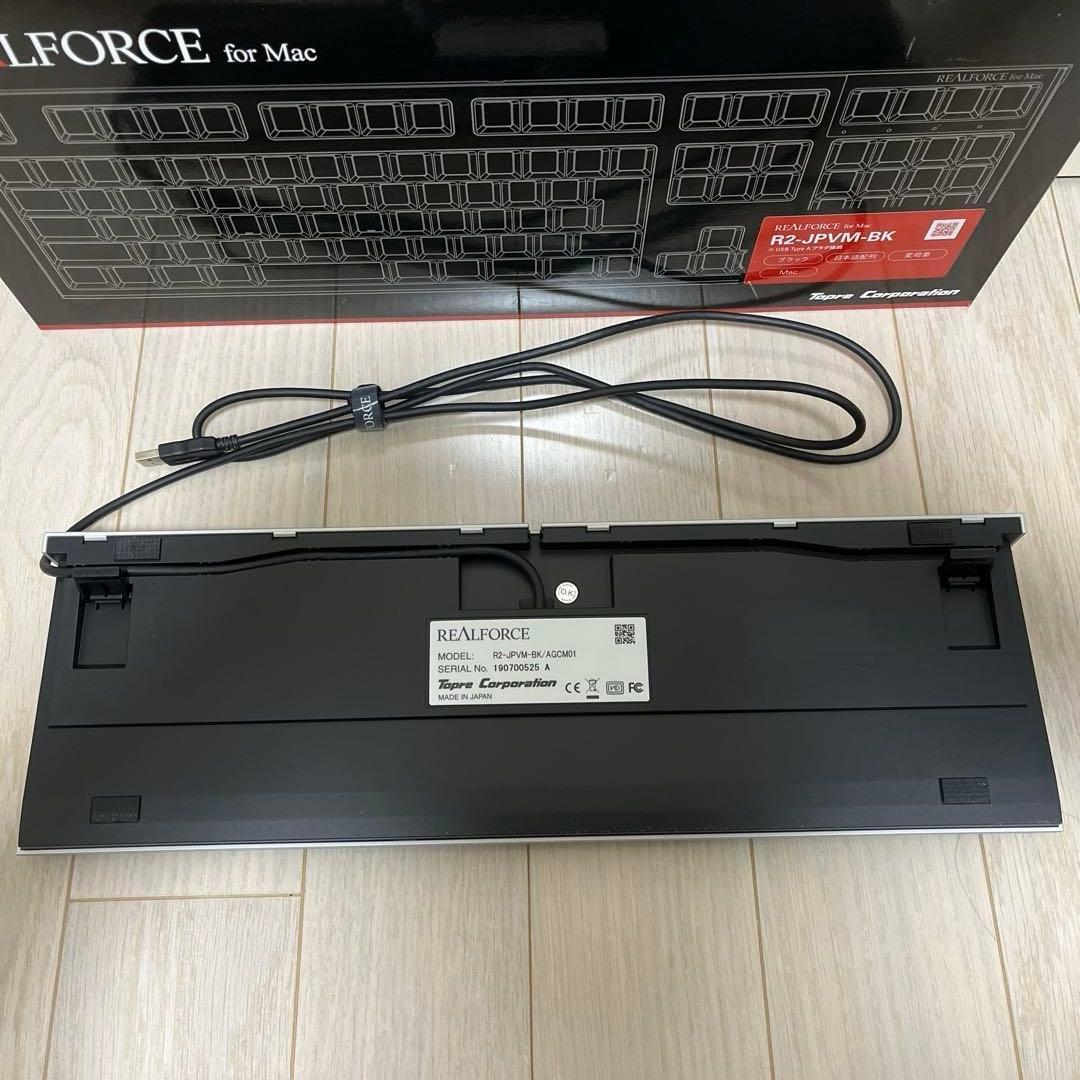 リアルフォース REALFORCE for Mac R2-JPVM-BK 変荷重
