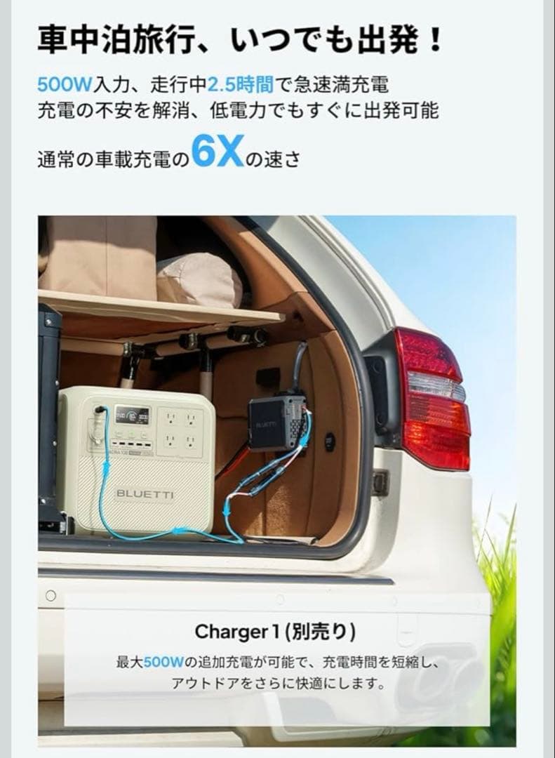 【未使用品】BLUETTI AORA 100 ポタ電 1152Wh 1800W