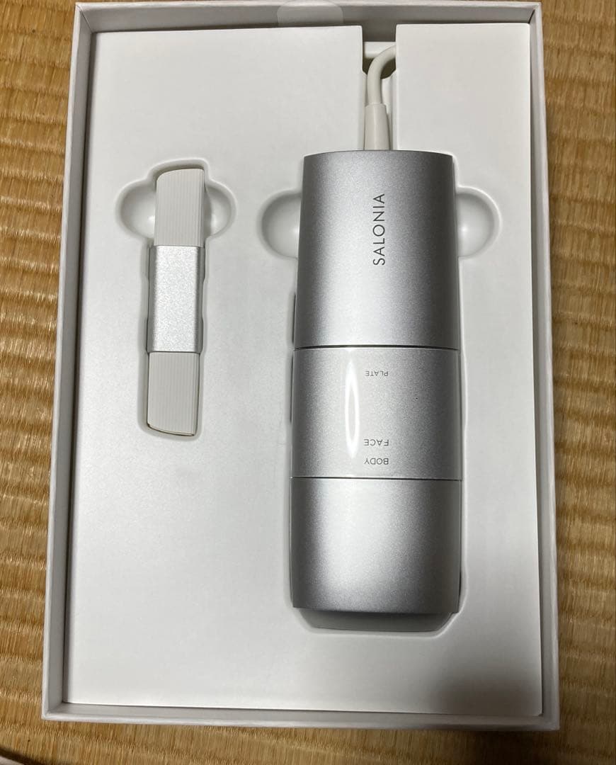 SALONIA（サロニア） フラッシュクリスタルシルクエピ　脱毛器