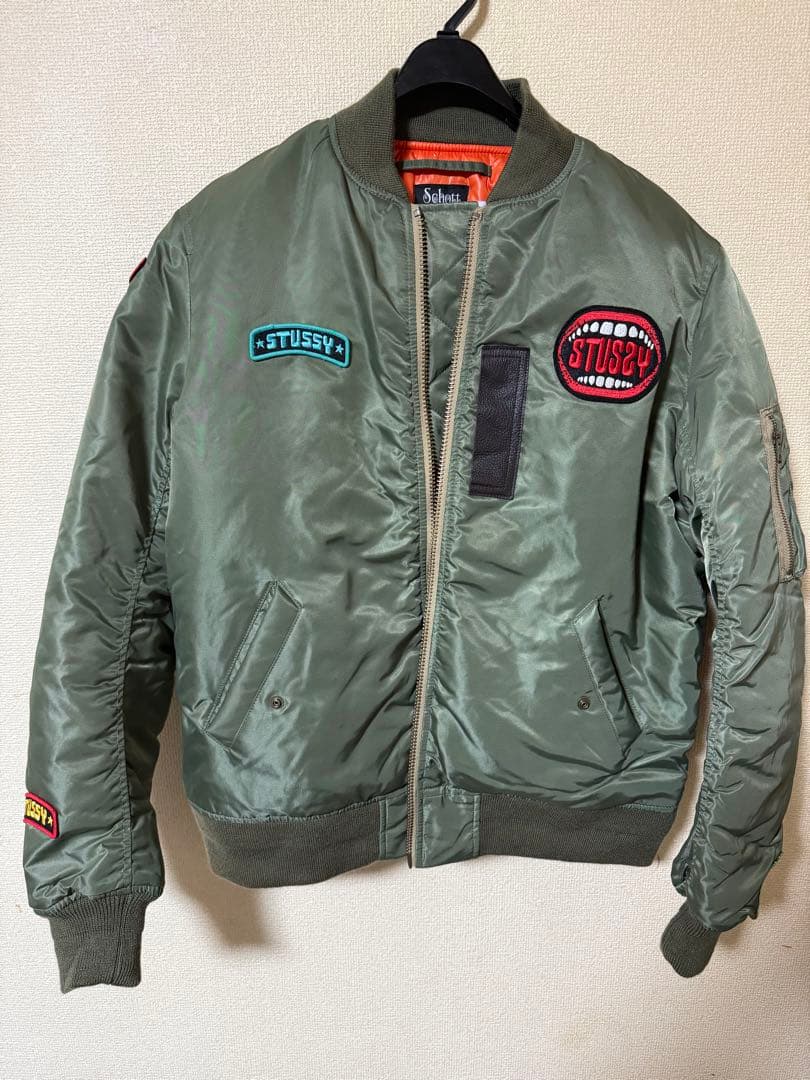 STUSSY MA-1 サイズL