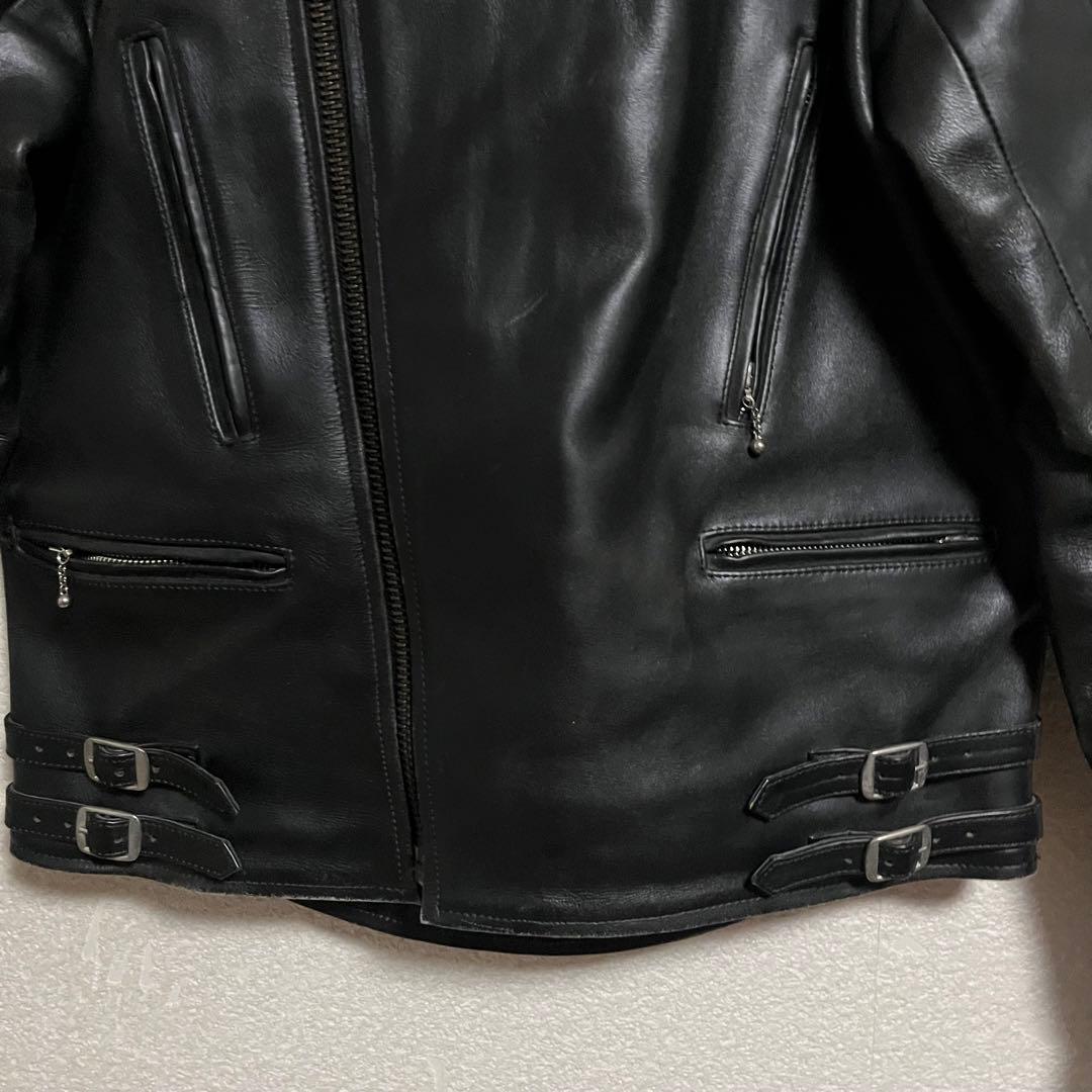 Freedom フリーダム レザー ダブルライダースジャケット 42