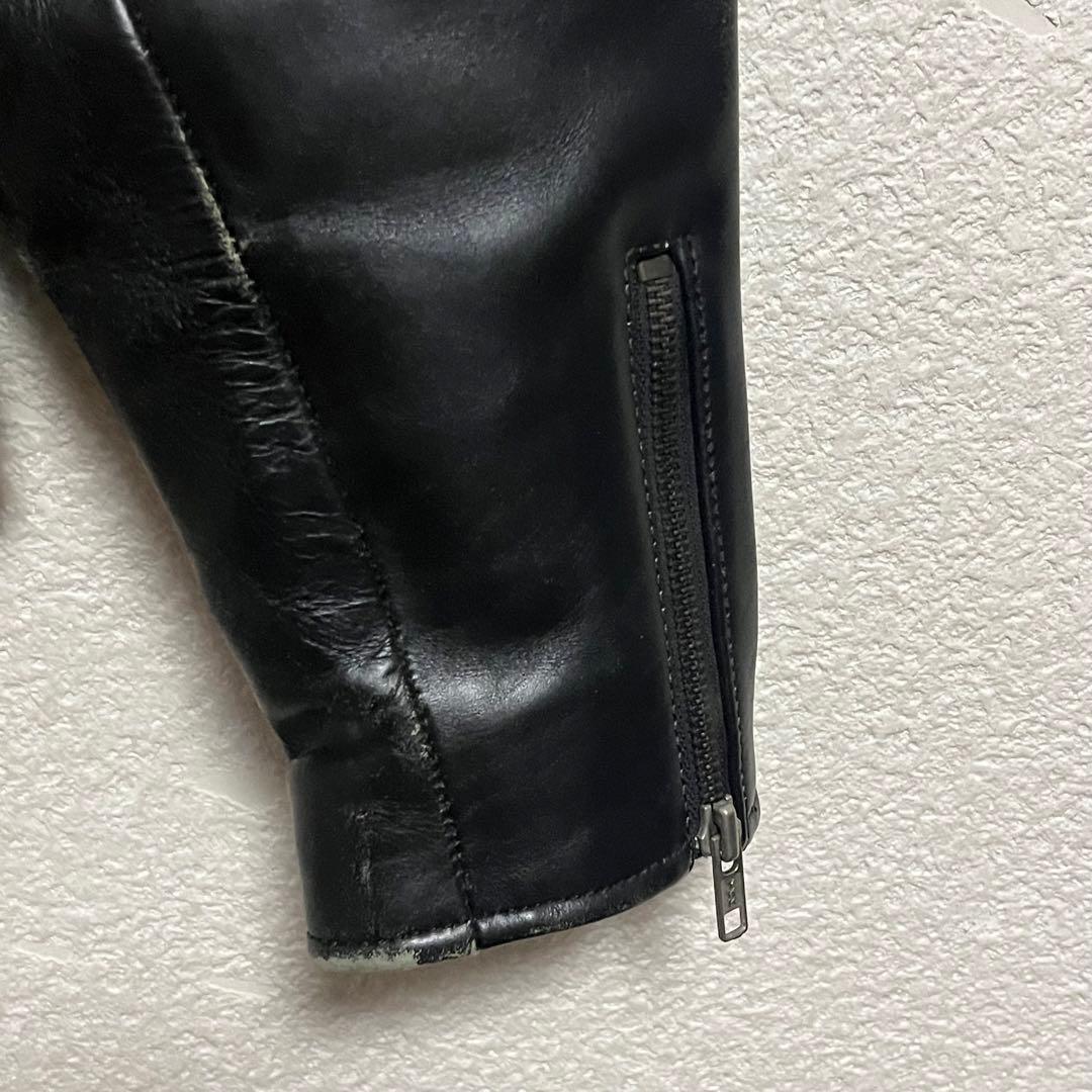 Freedom フリーダム レザー ダブルライダースジャケット 42