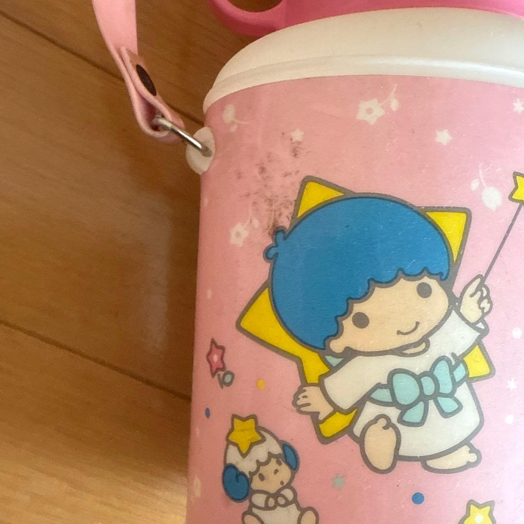 昭和レトロ　サンリオ　キキララ　水筒　コップ付き　昭和