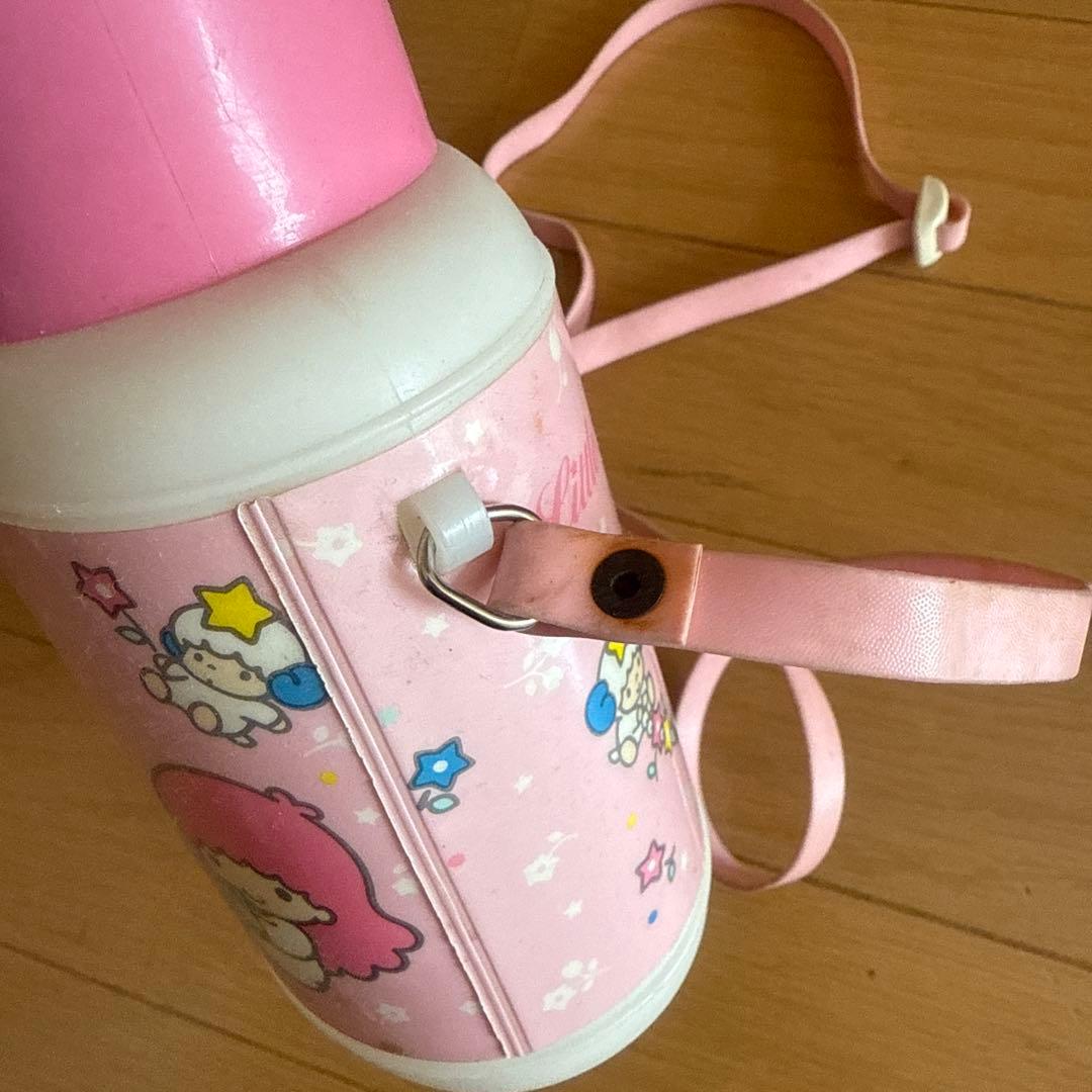 昭和レトロ　サンリオ　キキララ　水筒　コップ付き　昭和