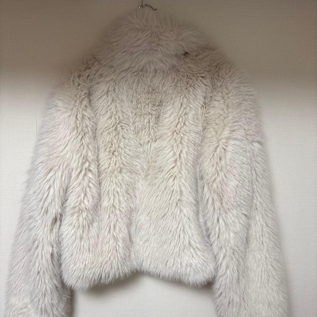 ZARA フェイクファー　ジャケット　M