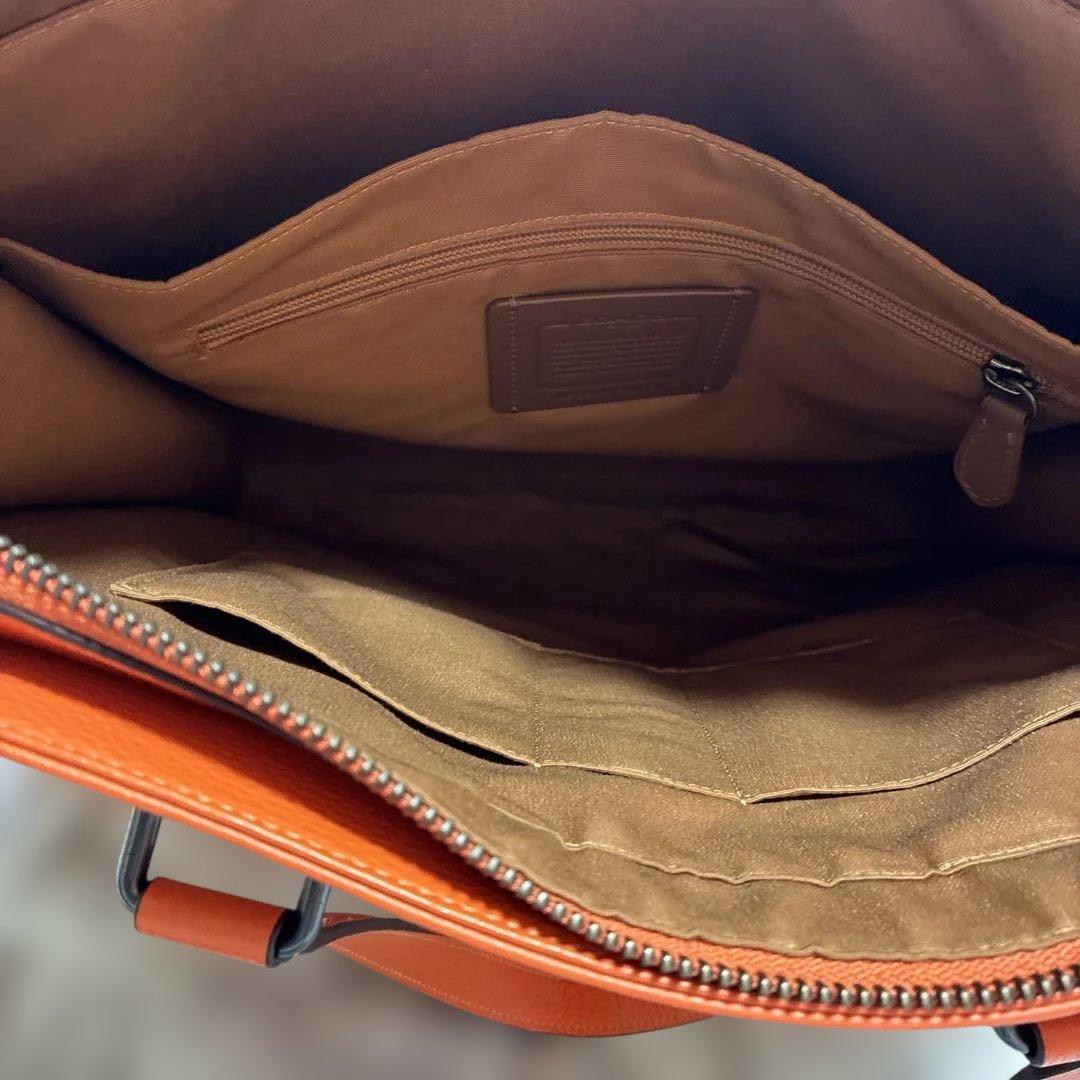 coach グラハムストラクチャートートバック　オレンジ