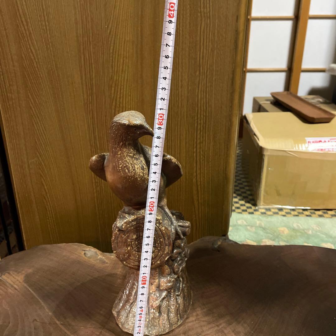 備前焼　鷹