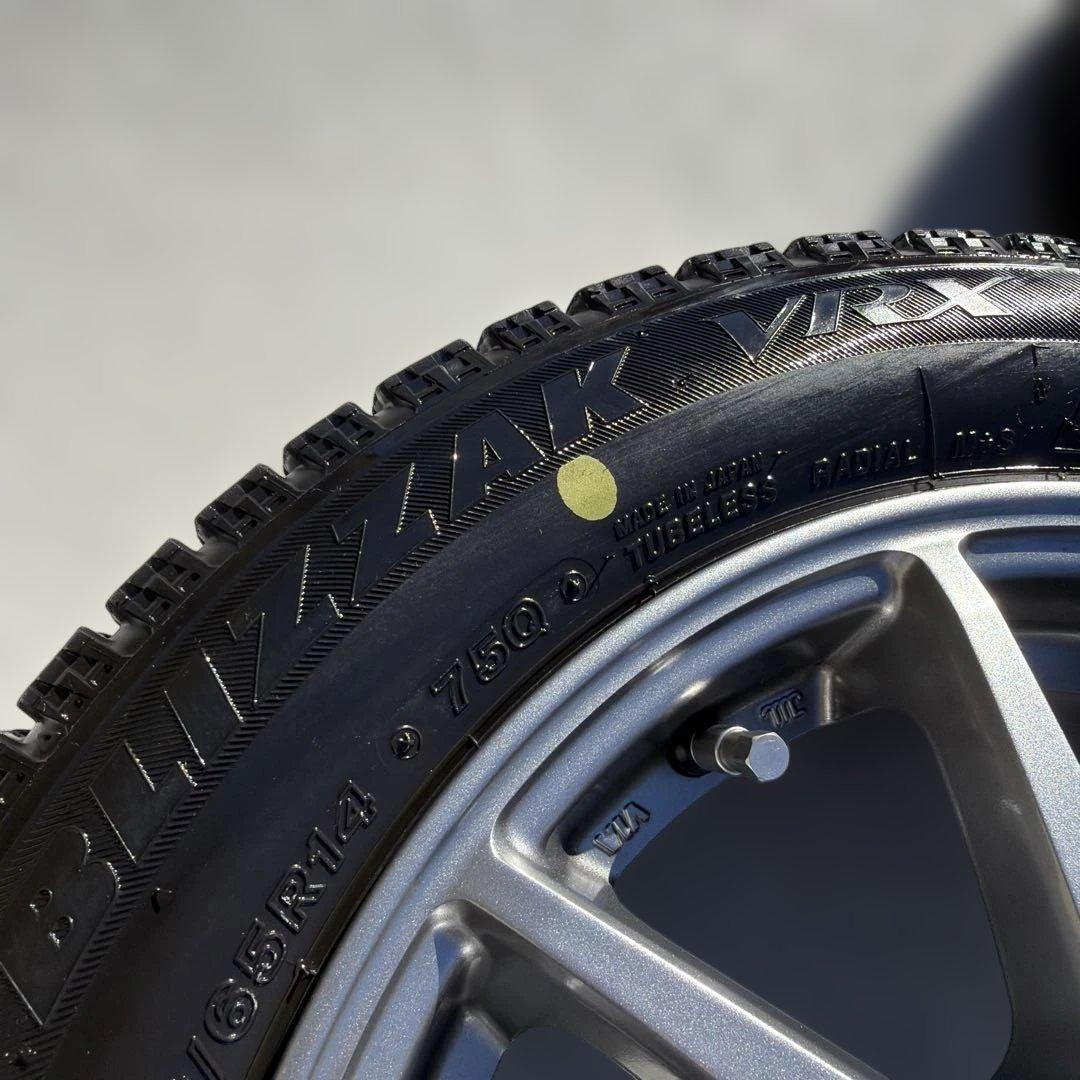ブリヂストン VRX 155/65R14 スタッドレスとホイールセット　その①