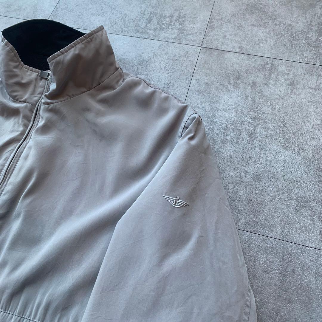 00s DOCKERS ウォームアップジャケット USA 古着 ナイロン グレー
