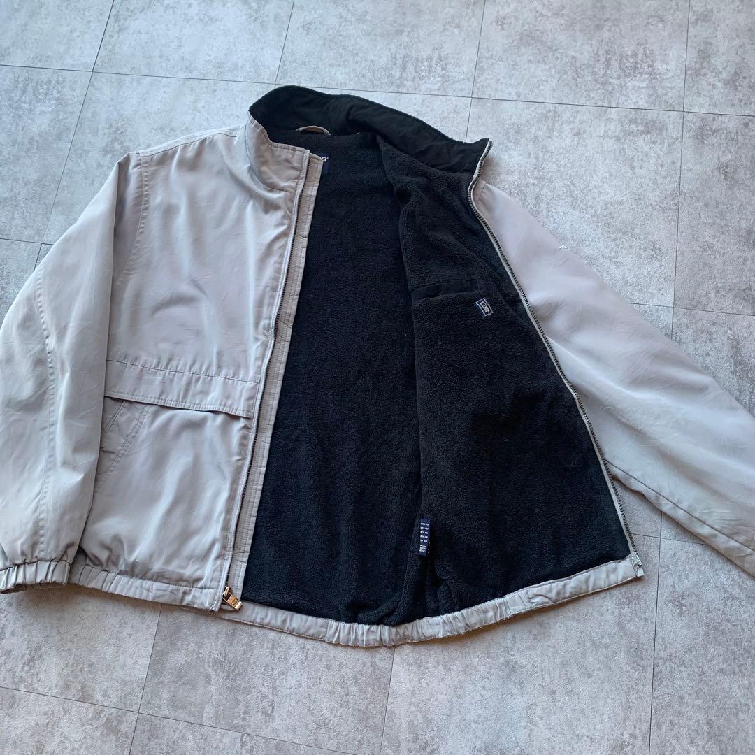 00s DOCKERS ウォームアップジャケット USA 古着 ナイロン グレー