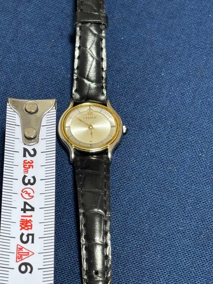 セイコークレドール18金　中古稼働品