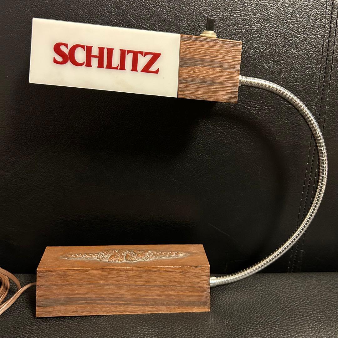 ビンテージ★SCHLITZ シュリッツ デスクランプ/アメリカン雑貨★