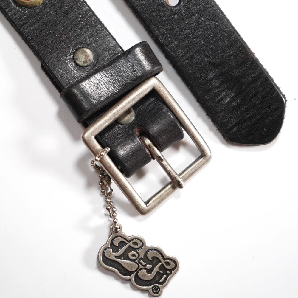 新品 Lo-Fi ローファイ LA発/USA製 スタッズナローレザーベルト30