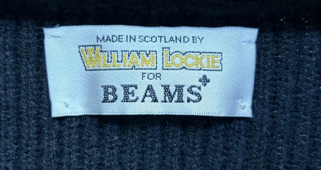 WILLIAM LOCKIE カーディガン L 黒
