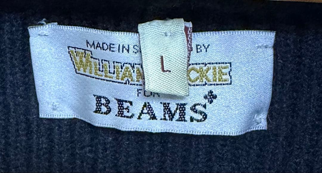 WILLIAM LOCKIE カーディガン L 黒